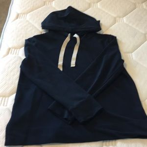Loft navy blue hoodie sweatshirt